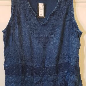 Navy Top plus size
